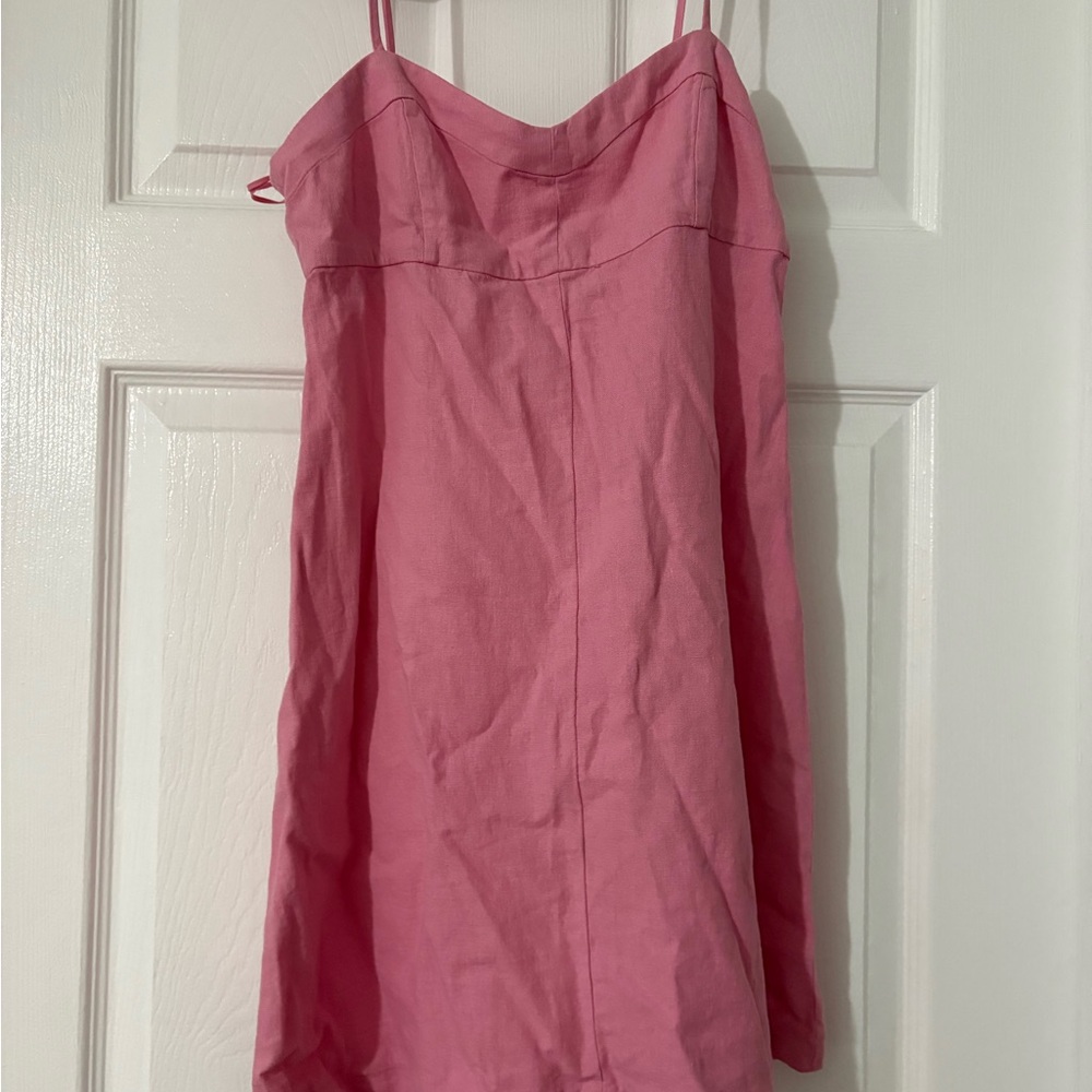 Zara Pink Spaghetti Strap Dress